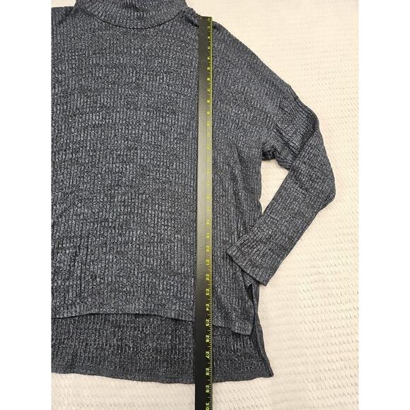 American Eagle Shirt Womens Large Ribbed Soft & Sexy Plush Turtle Neck Oversized - Picture 2 of 6
